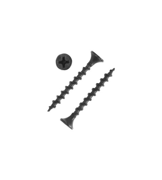 Саморез 3,5х35 мм, потай, крупная резьба, шлиц PH, фосфатированный, 5000 шт, 7,65 кг.