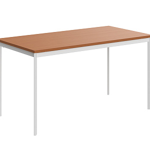 Стол письменный прямой Skyland Imago S/Груша Ароза/Белый полумат, 1400*720*755, СП-3S