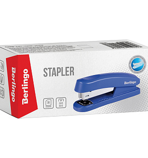 Степлер №24/6, 26/6 Berlingo "Universal" до 30л., пластиковый корпус, синий