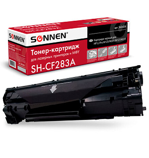 Картридж лазерный SONNEN (SH-CF283A) для HP LaserJet Pro M125/M201/M127/M225, ВЫСШЕЕ КАЧЕСТВО, ресурс 1500 стр., 362426