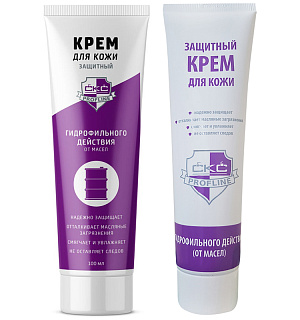 Крем для рук Динаком "CKC Profline", защитный, гидрофильного действия (от масел), 100мл, ГОСТ