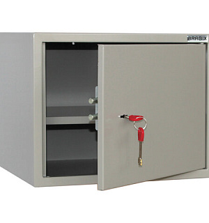 Шкаф металлический для документов BRABIX "KBS-02", 320х420х350 мм, 9,6 кг, сварной, 291151
