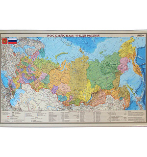 Настольное покрытие OfficeSpace "Карта РФ", 38*59см