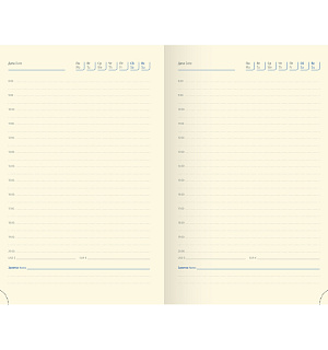 Ежедневник недатированный, В6, 136л., кожзам, Berlingo "DoubleBlack", черный, с рисунком, черный срез