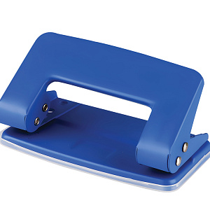 Дырокол OfficeSpace 10л., металлический, синий