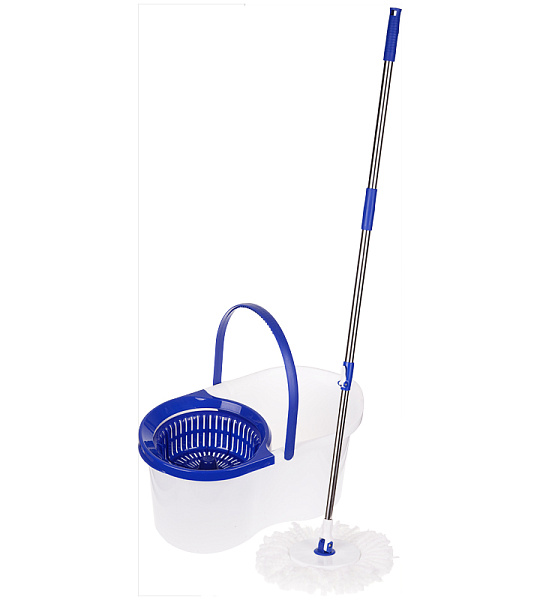 Набор для уборки OfficeClean Professional ведро 6л с отжимом,самоотж. швабра с круглой насадкой