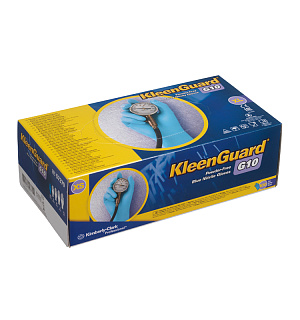 Перчатки нитриловые Kimberly-Clark "Kleenguard G10 Blue", XL, 0,12мм, 90шт.