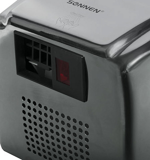 Сушилка для рук SONNEN HD-230S, 2100 Вт, нержавеющая сталь, антивандальная, хром, 604195