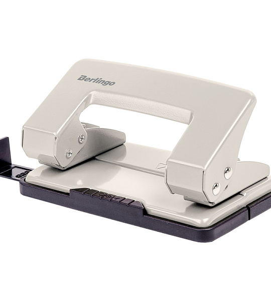 Дырокол Berlingo "Universal" 10л., металлический, серый