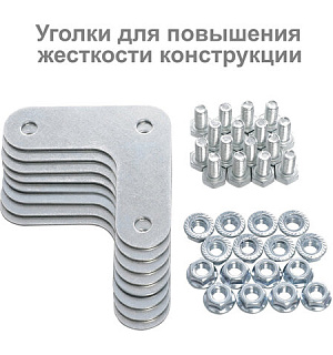Стеллаж металлический BRABIX "MS KD-200/30-5", 2000х1000х300 мм, 5 полок, сборная стойка, 291118, S240BR243502