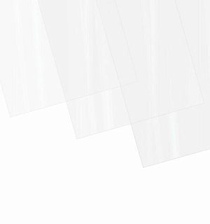 Обложки пластиковые для переплета, А4, КОМПЛЕКТ 100 шт., 250 мкм, прозрачные, BRAUBERG, 532162