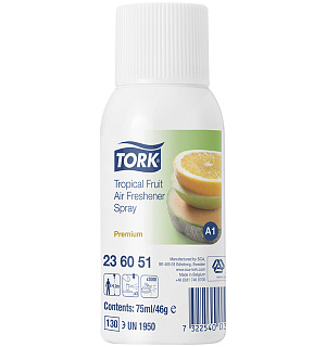 Сменный баллон для освежителя воздуха Tork "Premium.Тропический аромат"(А1), 75мл