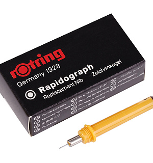 Пишущий элемент для рапидографа Rotring 0,2мм, картон. упаковка