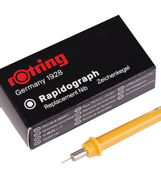Пишущий элемент для рапидографа Rotring 0,2мм, картон. упаковка