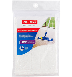 Насадка МОП для швабры OfficeClean Professional карманы/уши, 42*10см, микрофибра