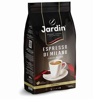 Кофе в зернах JARDIN (Жардин) "Espresso di Milano", натуральный, 1000 г, вакуумная упаковка, 1089-06-Н