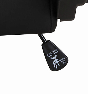 Кресло компьютерное BRABIX "GT Master GM-110", две подушки, экокожа, черное/голубое, 531928