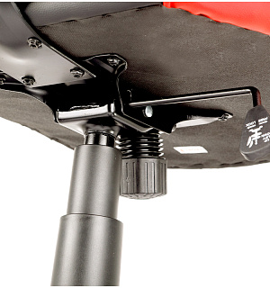 Кресло игровое Helmi HL-S07 "Boost", экокожа/ткань черная/красная