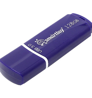 Память Smart Buy "Crown" 128GB, USB 3.0 Flash Drive, синий