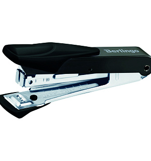 Степлер №10 Berlingo "Power TX" до 20л., металлический корпус, черный