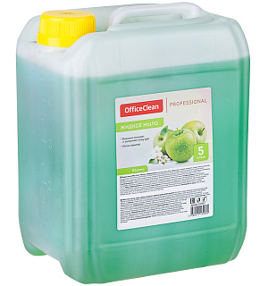 Мыло жидкое OfficeClean Professional "Яблоко", канистра, 5л