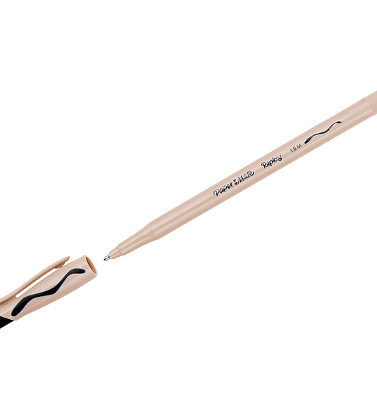 Ручка шариковая стираемая Paper Mate "Replay Medium" черная, 1,0мм