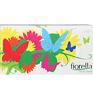 Салфетки косметические ASTER FIORELLA 2-сл. 100шт./уп.