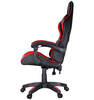 Кресло игровое Helmi HL-G05 "Effect", экокожа черная/красная, 2 подушки