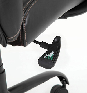 Кресло офисное BRABIX PREMIUM "Heavy Duty HD-004", НАГРУЗКА до 200 кг, экокожа, черное, 531942