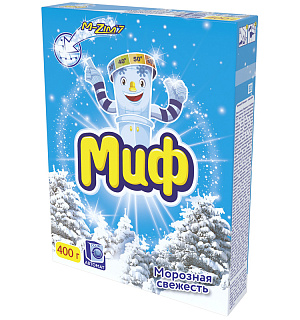 Порошок для машинной стирки Миф "Морозная свежесть", 400г