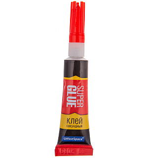Клей секундный OfficeSpace "Super Glue", 3г, лента