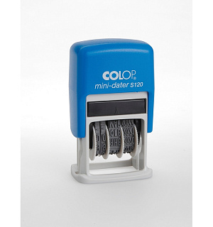 Датер автоматический мини S120 шрифт 3,8мм месяц букв.(аналог 4810)Colop