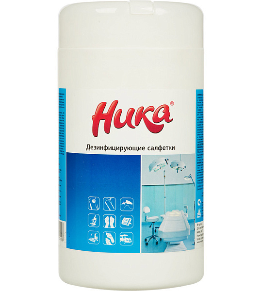 Профхим антисептик салфетки влажные дезинфицирующие Ника/Ника,60шт.банка