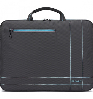Сумка для ноутбука 15,6" Continent CC-201 GB полиэстер, нейлон, черный, 400*300*50мм