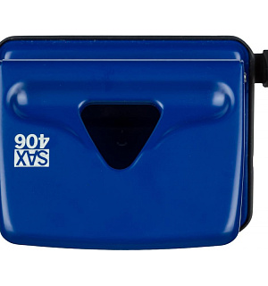 Дырокол SAX 406 до 30л., металл, с лин., синий, Австрия-Венгрия