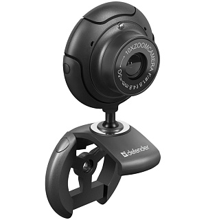 Веб-камера Defender C-2525HD, 2МП, 1600*1200, микрофон, кнопка фото, USB 2.0