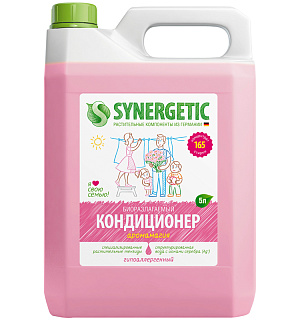 Кондиционер-ополаскиватель для белья Synergetic "Аромагия", биоразлаг., гипоаллерг., концентрат, канистра 5л