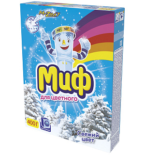 Порошок для машинной стирки Миф "Свежий цвет", 400г