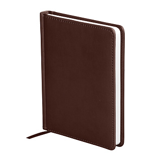 Ежедневник датированный 2023г., A6, 176л., кожзам, OfficeSpace "Winner", коричневый