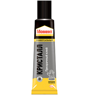 Клей Момент "Кристалл", прозрачный, 30мл, шоу-бокс
