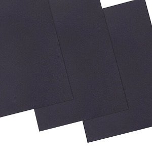 Обложки пластиковые для переплета, А4, КОМПЛЕКТ 100 шт., 300 мкм, черные, BRAUBERG, 530940