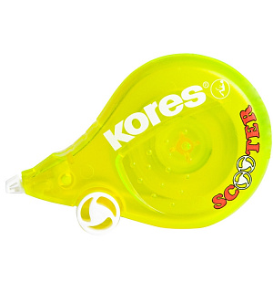 Корректирующая лента 4,2мм/ 8 м KORES  Скутер  цвета в ассорт.84878/84873