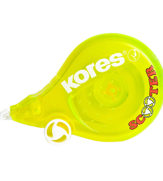 Корректирующая лента 4,2мм/ 8 м KORES  Скутер  цвета в ассорт.84878/84873