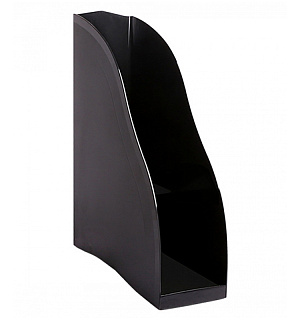 Лоток для бумаг вертикальный СТАММ "Космос", черный