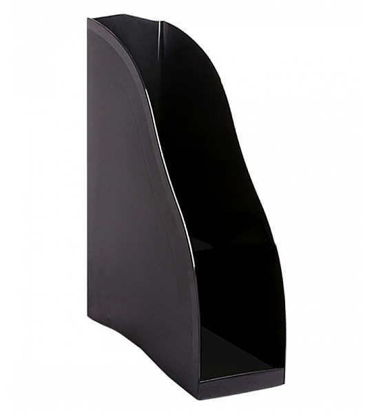 Лоток для бумаг вертикальный СТАММ "Космос", черный