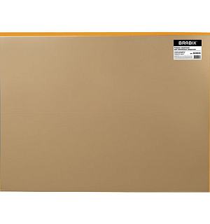 Коврик защитный напольный BRABIX, поликарбонат, 90х120 см, глянец, толщина 1 мм, 604845