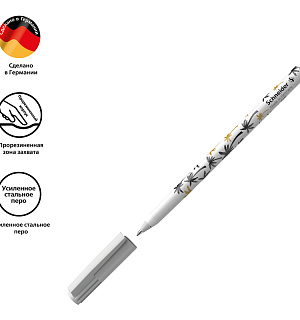 Ручка перьевая Schneider "Voyage", 1 картридж, грип, корпус ассорти, дисплей