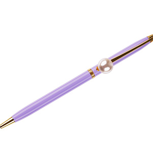 Ручка шариковая автоматическая MESHU "Lilac jewel" синяя, 1,0мм