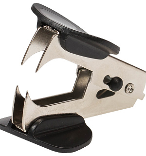 Антистеплер Berlingo "Blitz", с фиксатором, черный