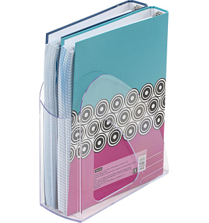 Вертикальный накопитель Attache 90мм прозрачный